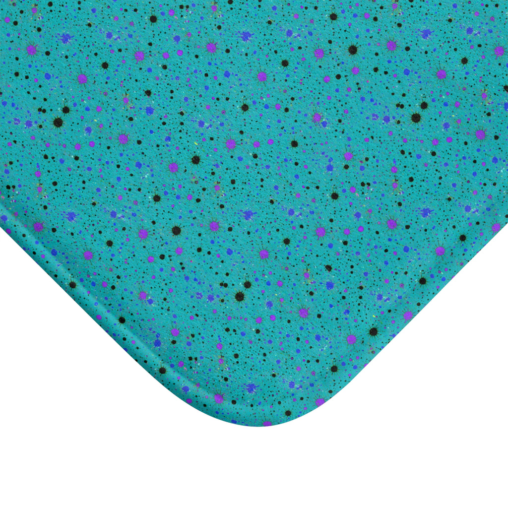 Spray Field Bath Mat – Peacock Jewel