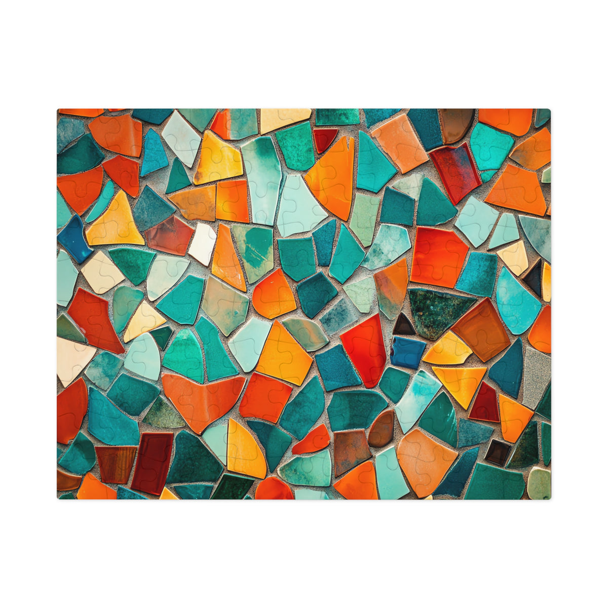 Mosaic Tile Glow Jigsaw Puzzle with Tin – Mosaic Art