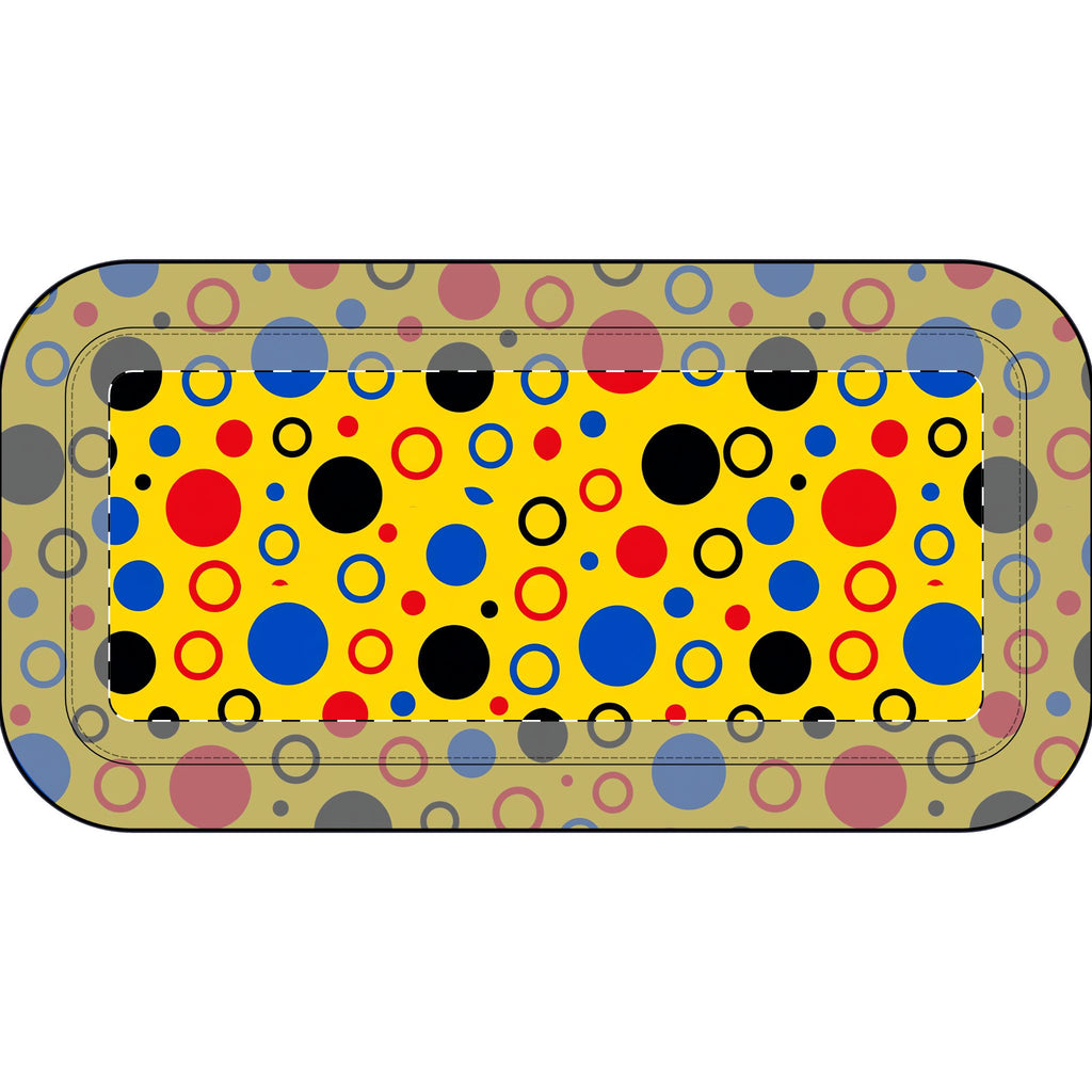 Bubble Outlines Pencil Case – Pop Abstract Pattern