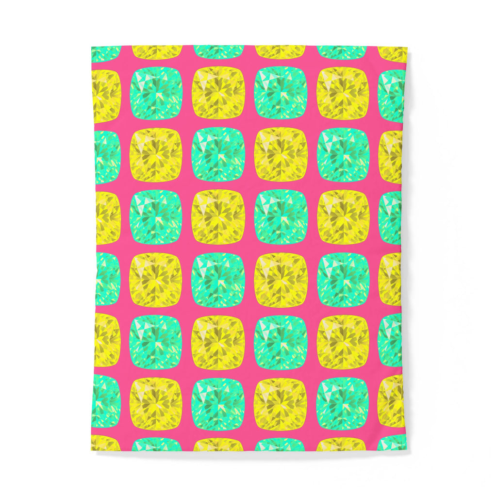 Giant Cut Gem Grid Cotton Duvet Cover – Candy Christmas