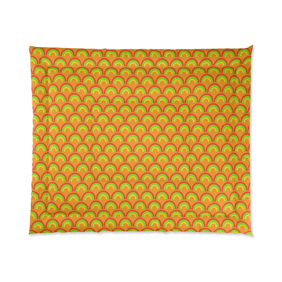 Chromatic Scallop Ripple Comforter – Hot Citrus