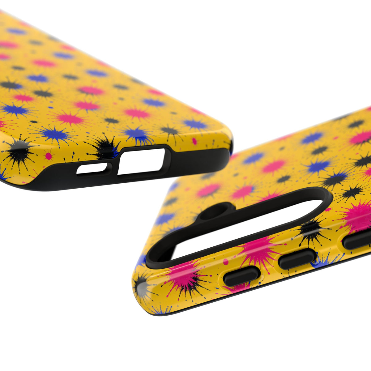 Splash Crowns Tough Phone Case – Ink Splash Pattern