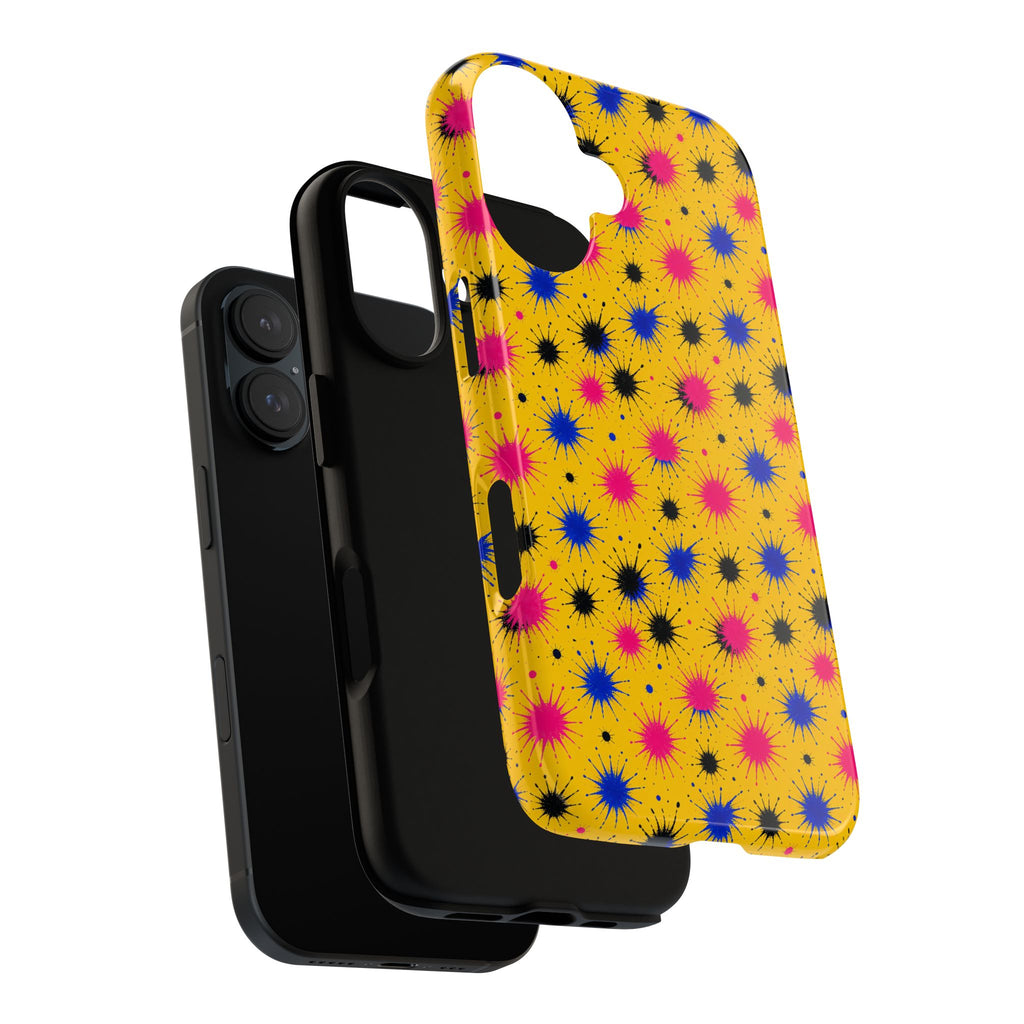 Splash Crowns Tough Phone Case – Ink Splash Pattern