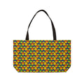 Fanfare Harlequin Weekender Tote Bag – Art Deco Geometric Pattern