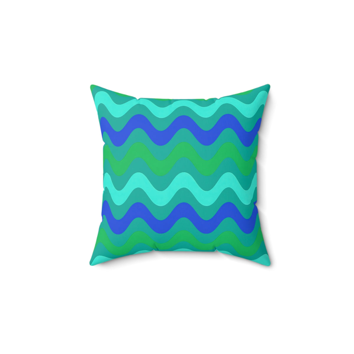 Big Ripple Chevrons Faux Suede Cushion – Ocean Jewel