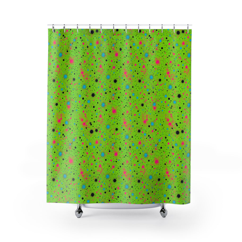 Pink Spray Field Shower Curtain – Tropical Punch