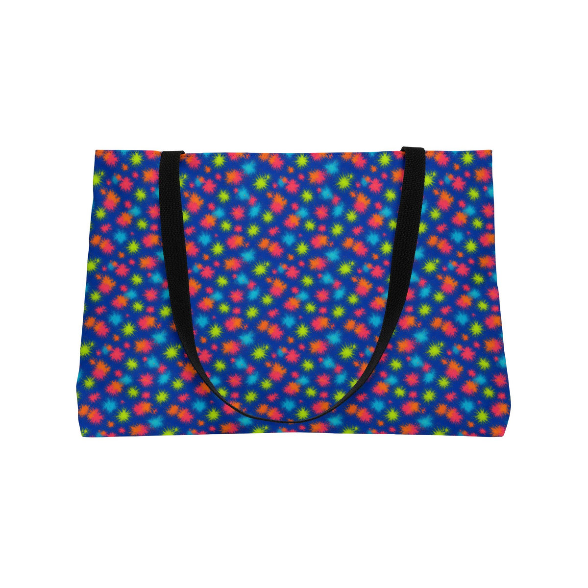 Speckle Bleed Weekender Tote Bag – Ice Dye Pattern