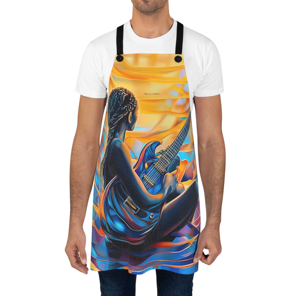 Guitar Dreamer Apron – Psychedelic Music Art