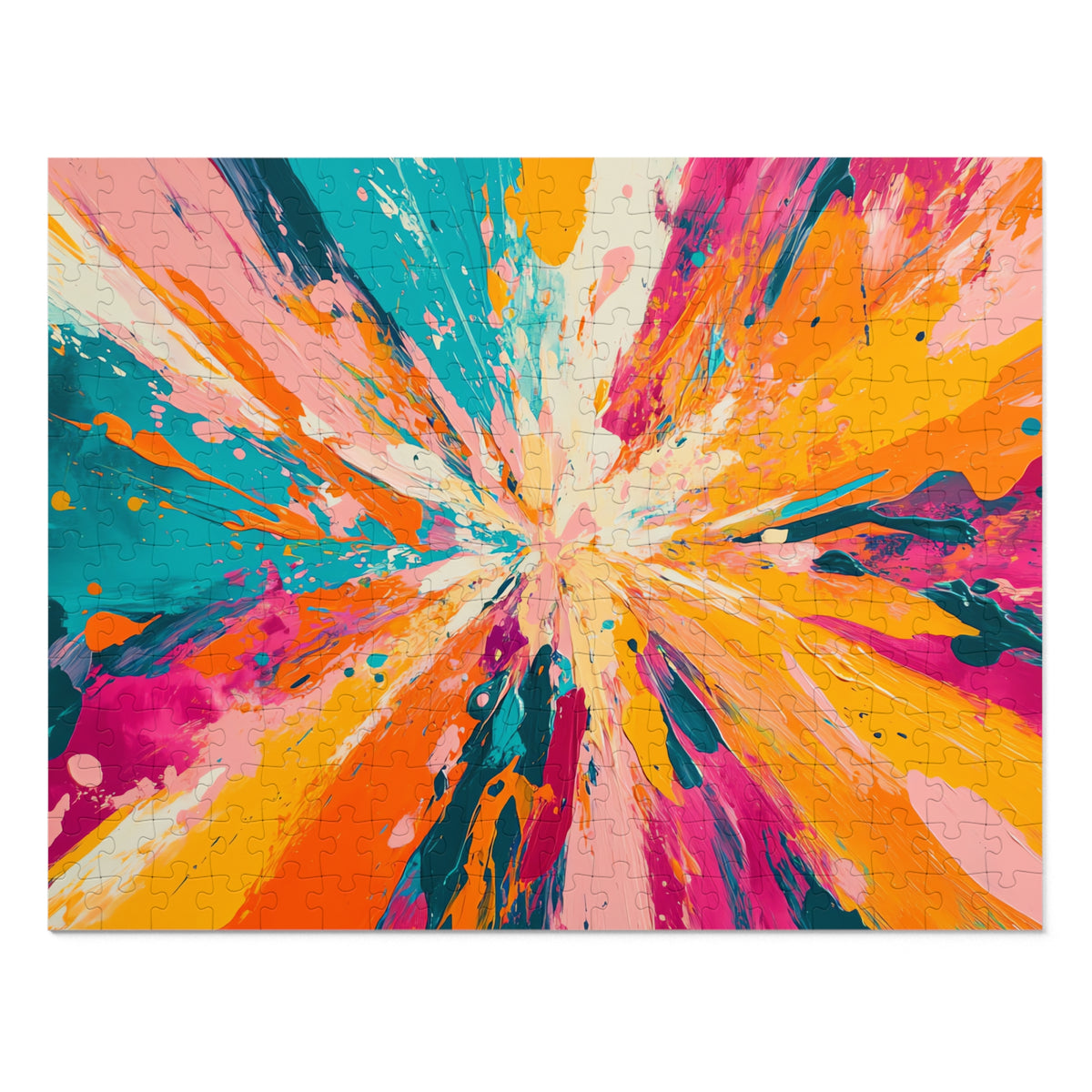 Colour Burst Explosion Jigsaw Puzzle with Tin – Colour Burst Art