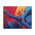 Surreal Red Flow Jigsaw Puzzle with Tin – Surreal Abstract Art