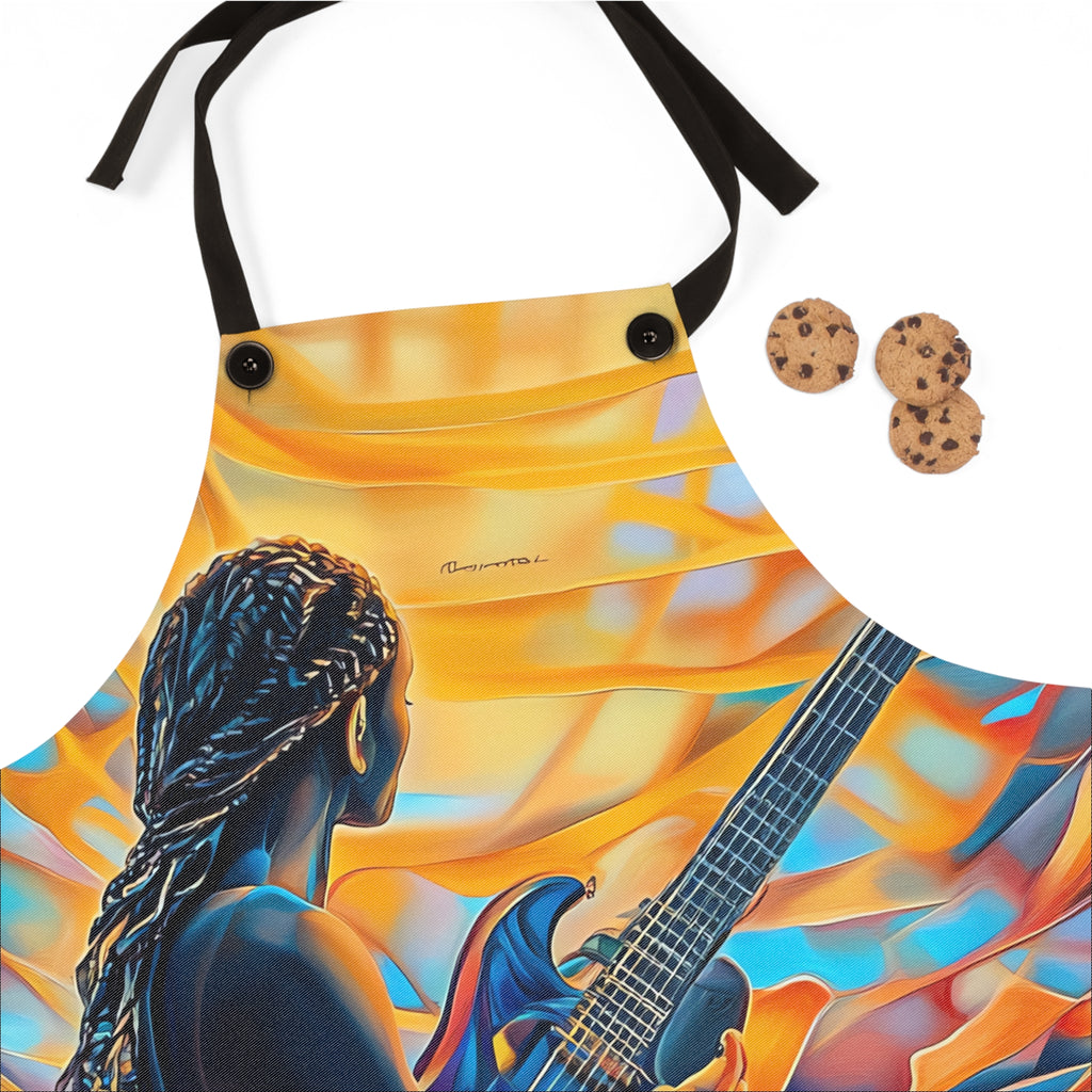 Guitar Dreamer Apron – Psychedelic Music Art
