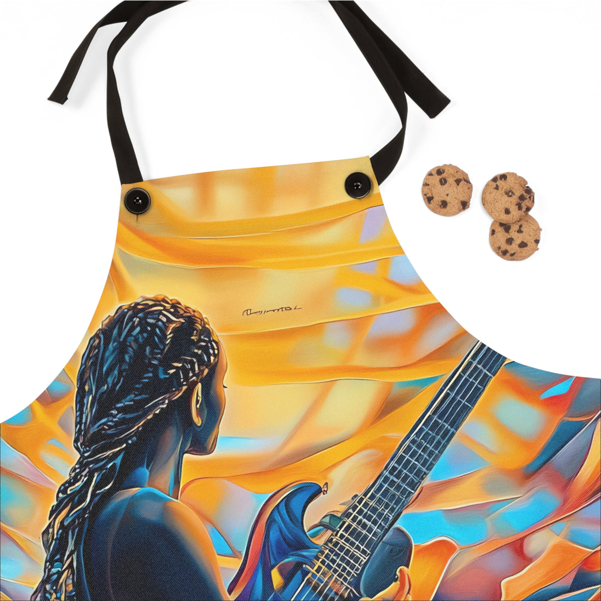 Guitar Dreamer Apron – Psychedelic Music Art