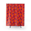 Granulated Colour Pools Shower Curtain – Watercolour Bleed Pattern