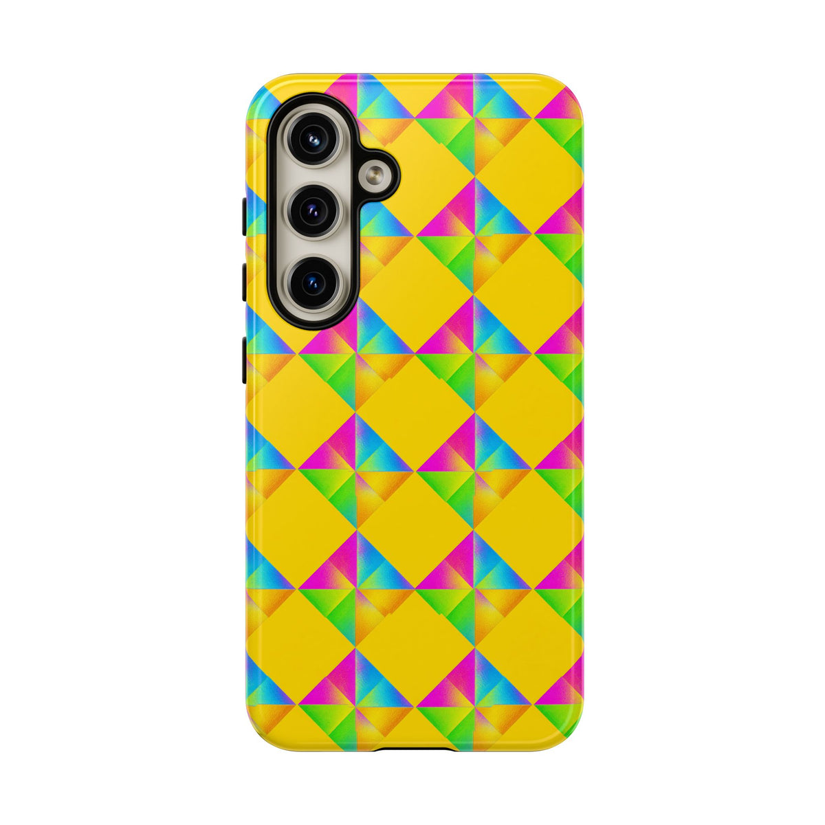 Iridescent Kite Quartet Tough Phone Case – Iridescent Geometric Pattern
