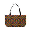 Deco Star Tiles Weekender Tote Bag – Kaleidoscopic Deco Pattern