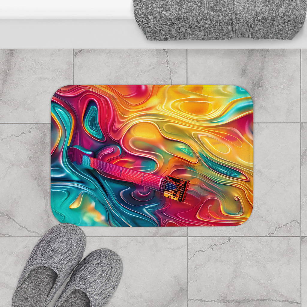 Ocean Swirl Flow Bath Mat – Fluid Art