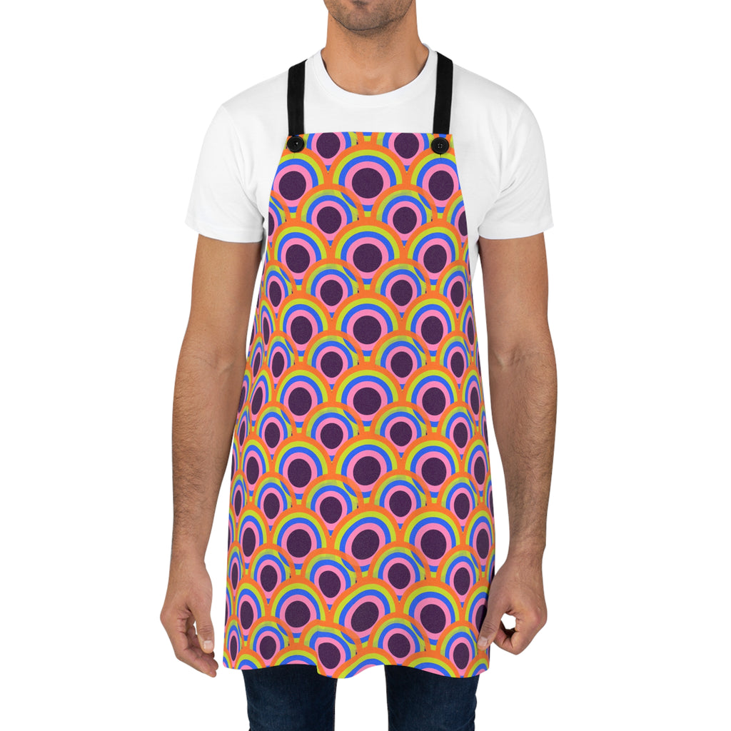 Pop Op Circles Apron – Op-Art Pattern