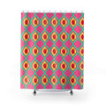 Grand Gold Ogee Lattice II Shower Curtain – Candy Christmas