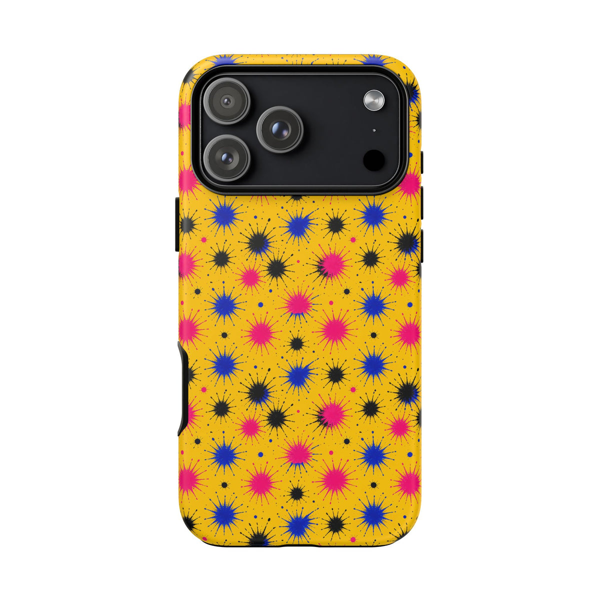 Splash Crowns Tough Phone Case – Ink Splash Pattern