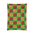 Giant Cut Gem Grid Comforter – Faceted Gem Geometric Pattern