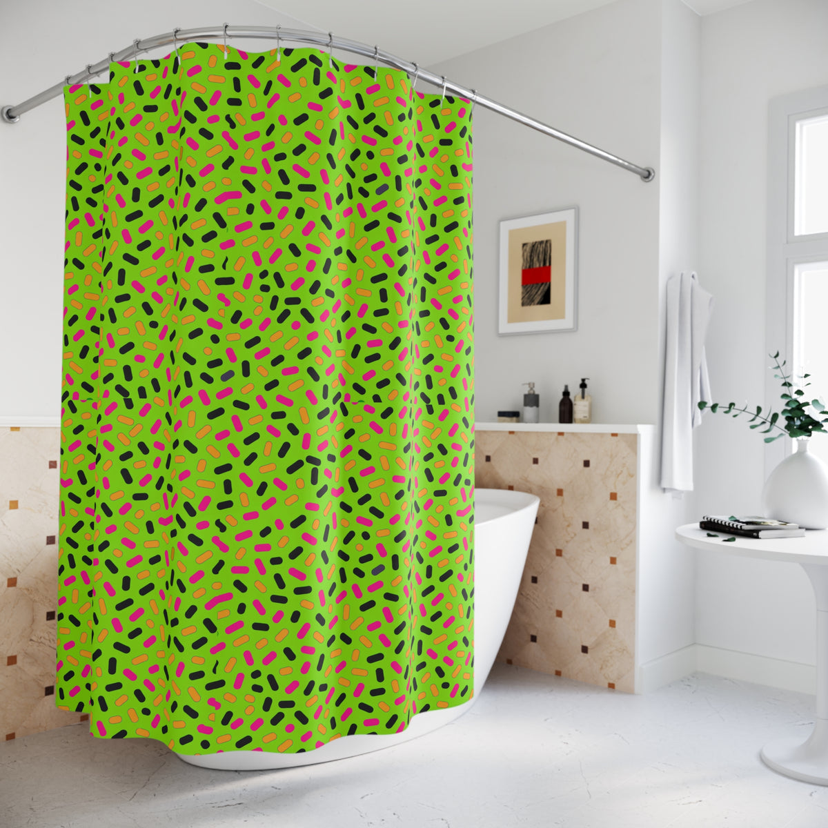 Sprinkle Pop Shower Curtain – Tropical Punch