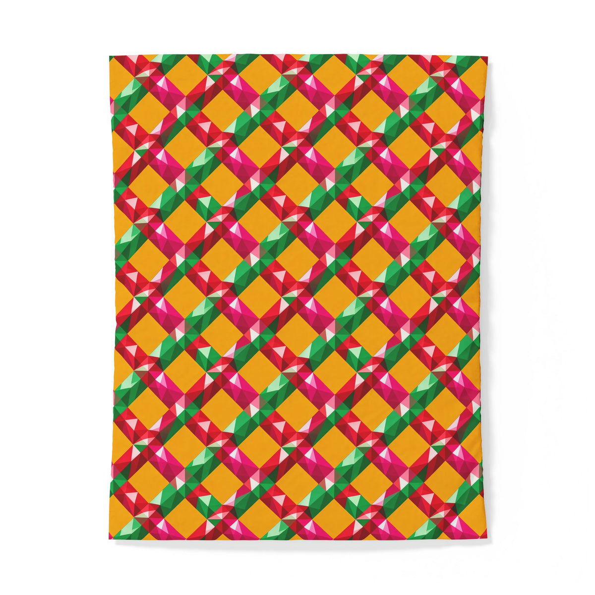 Big Jewel Prism Weave II Cotton Duvet Cover – Prism Weave Pattern