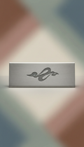 Brushed Metal Desk Nameplate Engraved Logo
