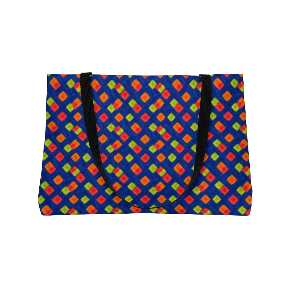 Fold Square Bleed Weekender Tote Bag – Tie-Dye Pattern