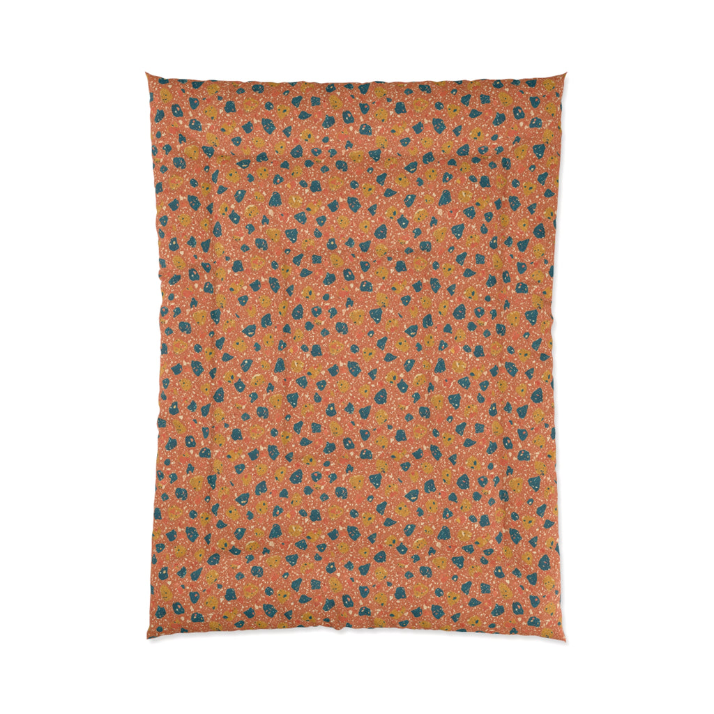 Two-Scale Chips Comforter – Abstract Chip Pattern Pattern