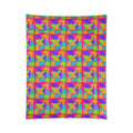 Cubist Block Quilt Comforter – Tropical Punch