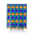 Big Jewel Scales II Shower Curtain – Peacock Jewel
