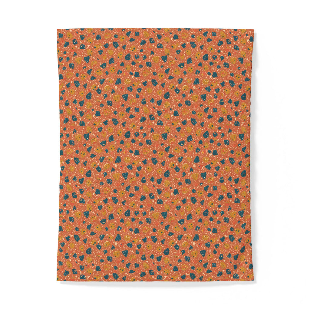 Two-Scale Chips Cotton Duvet Cover – Abstract Chip Pattern Pattern