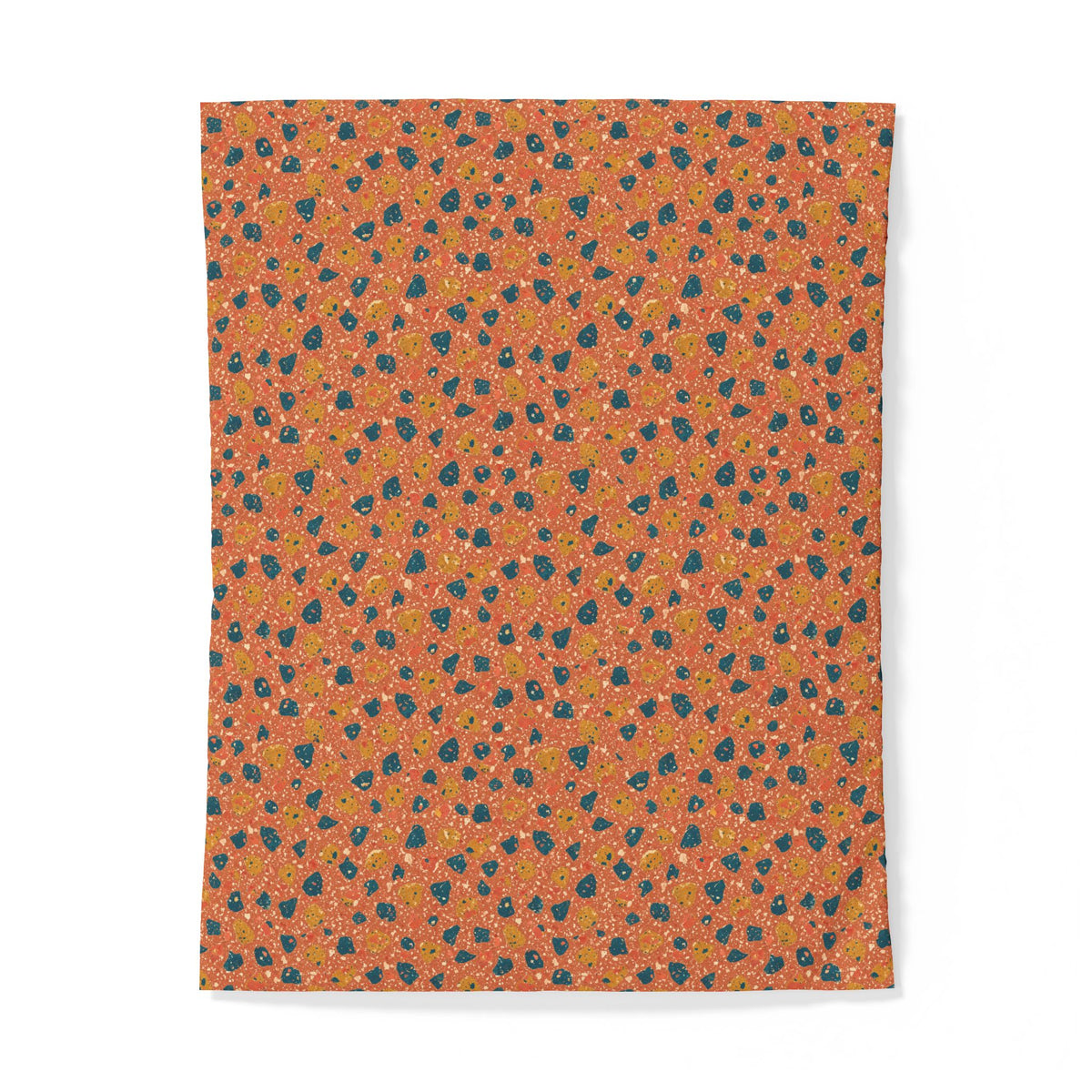 Two-Scale Chips Cotton Duvet Cover – Abstract Chip Pattern Pattern