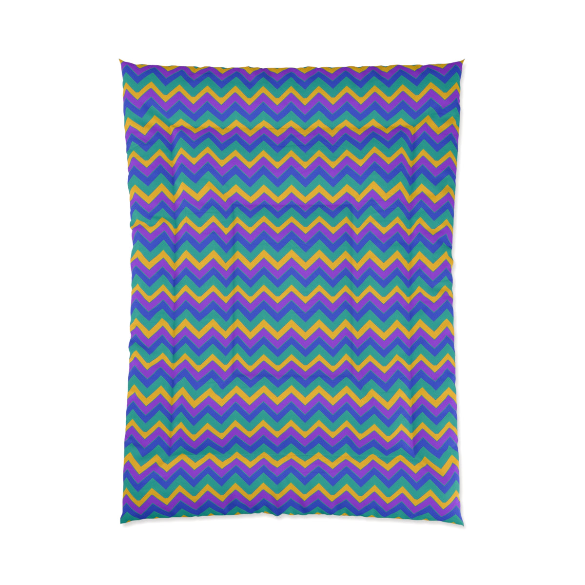 Jewel Chevron Bands Comforter – Peacock Jewel