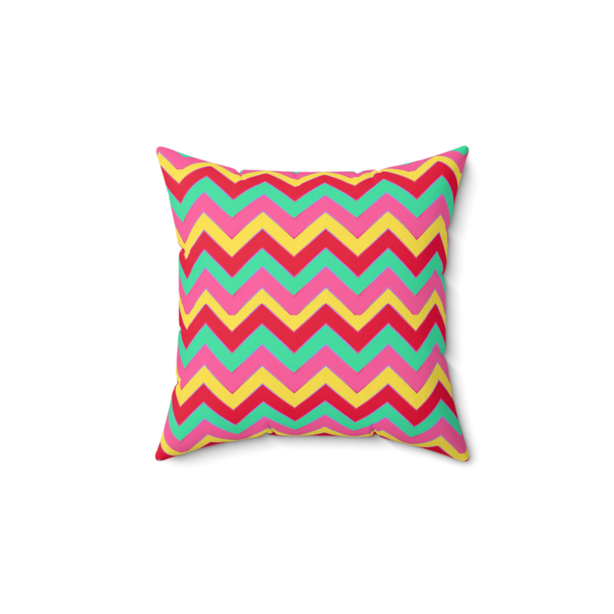 Jewel Chevron Bands Faux Suede Cushion – Candy Christmas