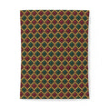 Radiant Gold Lattice Cotton Duvet Cover – Art Deco Pattern