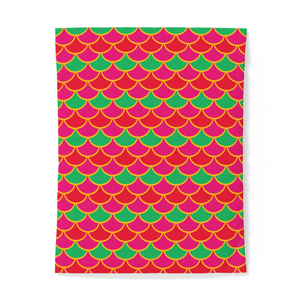 Big Jewel Scales II Cotton Duvet Cover – Scale Geometric Pattern
