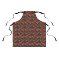 Serpentine Comb Apron – Combed Marbling Pattern