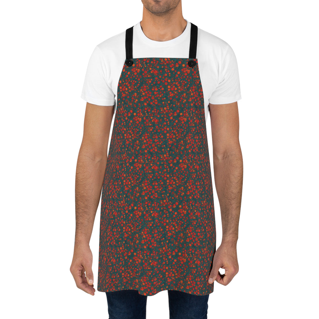 Stone Marble Cells Apron – Marbled Paper Pattern