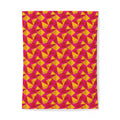 Faceted Gold Panels Cotton Duvet Cover – Faceted Gem Geometric Pattern