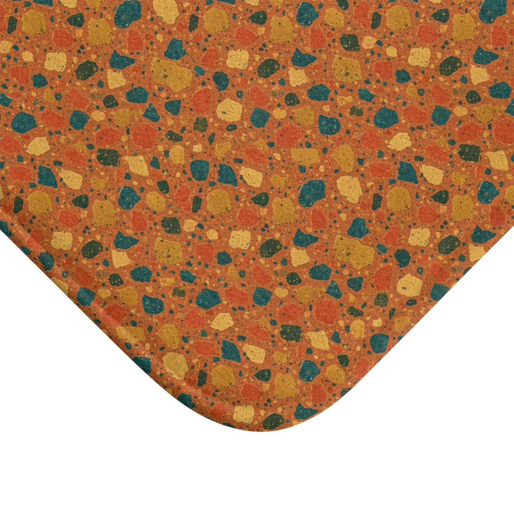 Macro Chip Mix Bath Mat – Terrazzo Pattern