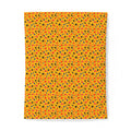 Saffron Splat Storm Cotton Duvet Cover – Ink Splash Pattern