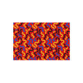 Squiggle Red Outdoor Rug – Bold Primary Abstract Pattern