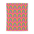 Grand Stepped Arches Cotton Duvet Cover – Candy Christmas