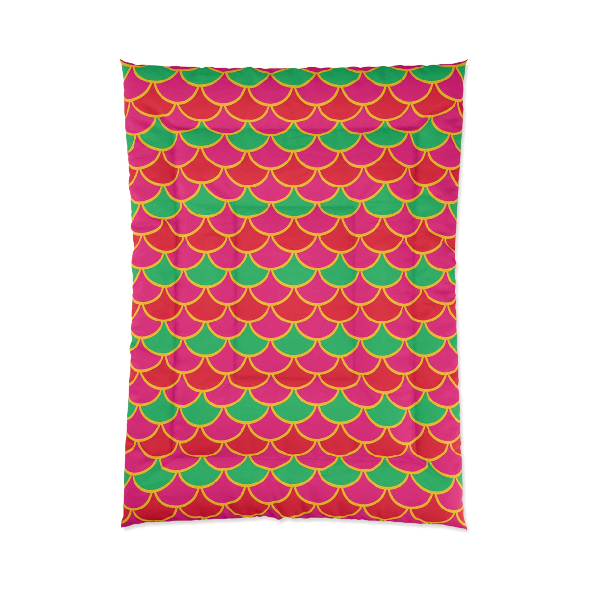 Big Jewel Scales II Comforter – Scale Geometric Pattern
