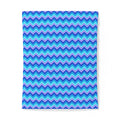Jewel Chevron Bands Cotton Duvet Cover – Ice Jewel
