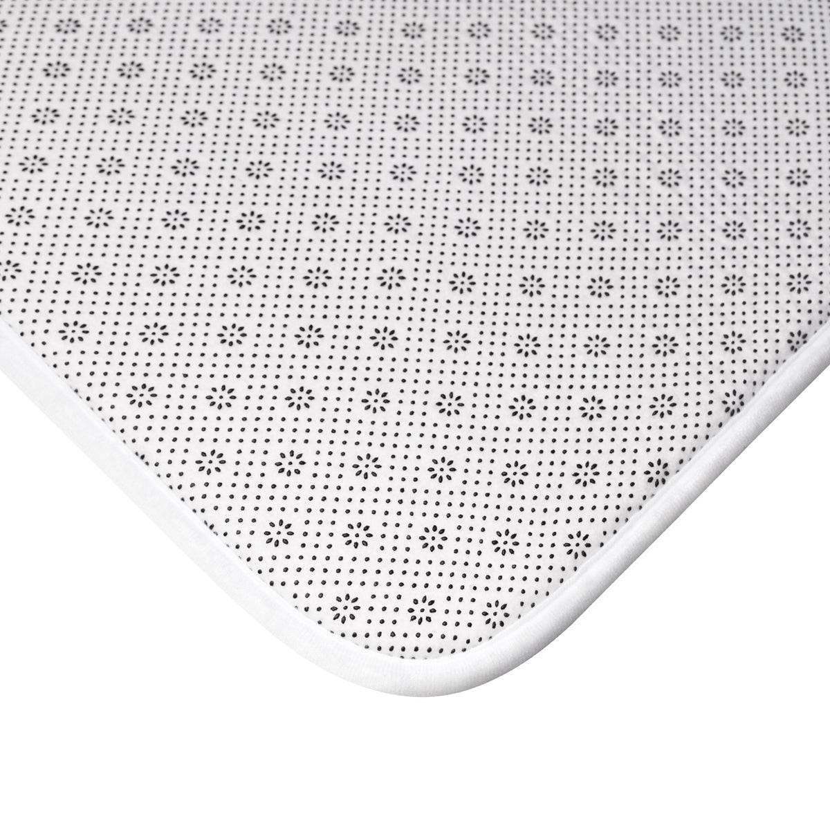 Splash Crowns Bath Mat – Ink Splash Pattern