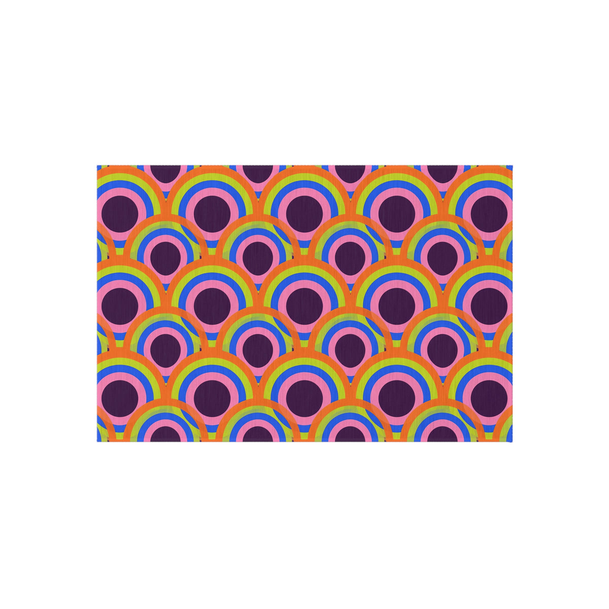 Pop Op Circles Outdoor Rug – Op-Art Pattern