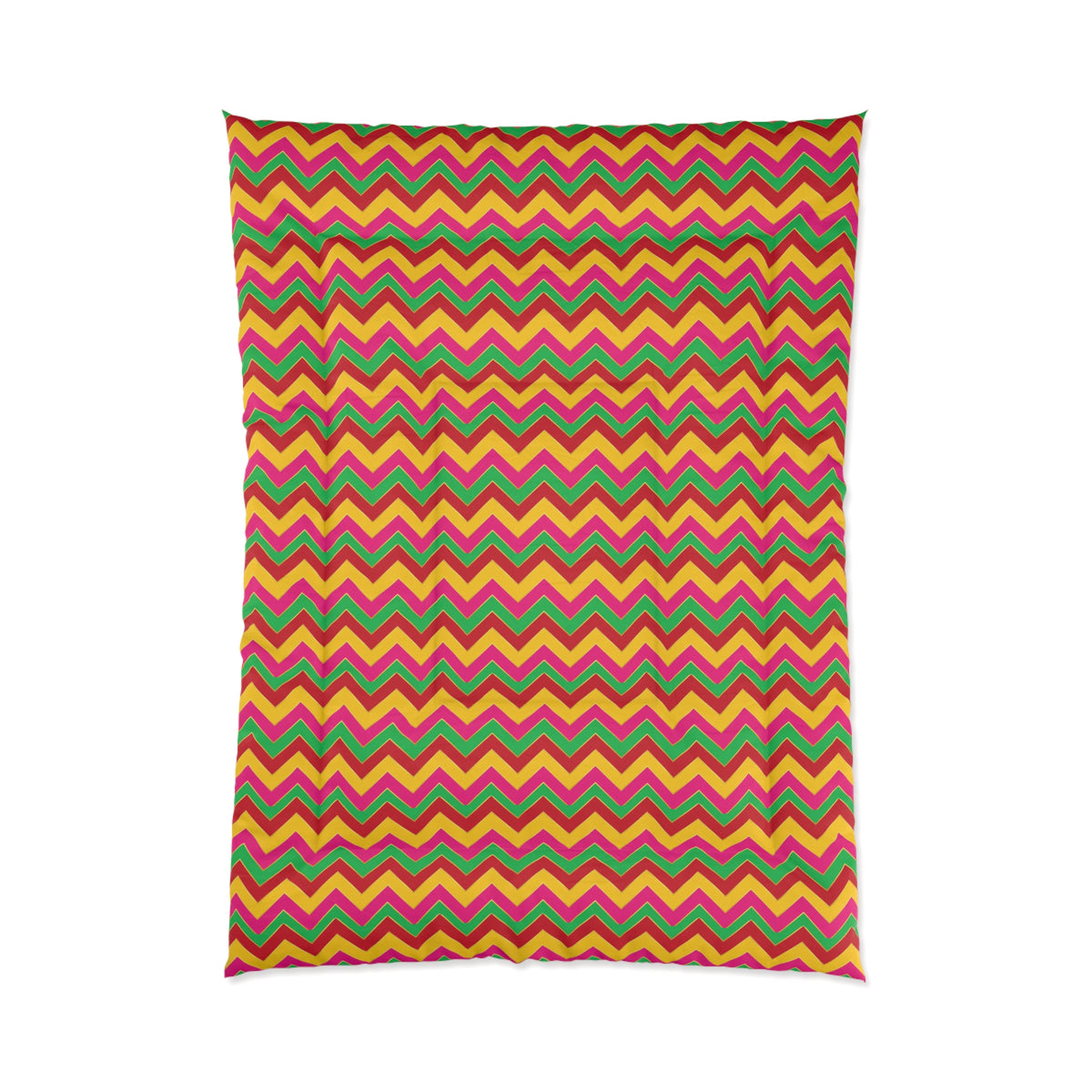 Jewel Chevron Bands Comforter – Chevron Geometric Pattern
