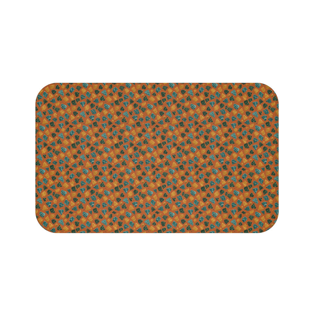 Marble Fragment Toss Bath Mat – Terrazzo Pattern
